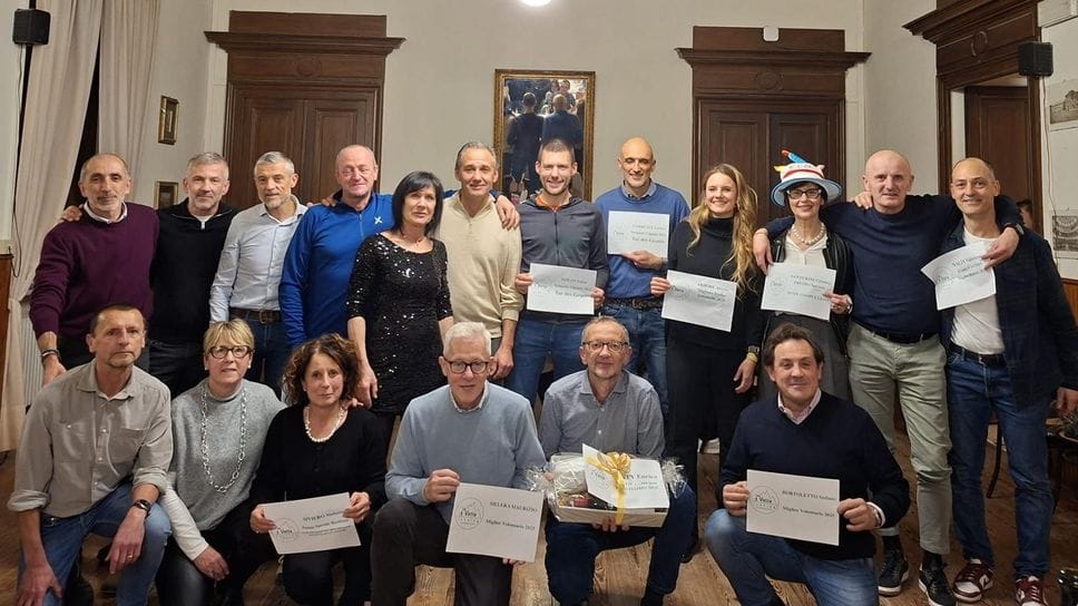 I premiati per la stagione 2025 con il direttivo dell’Asd La Vetta Running