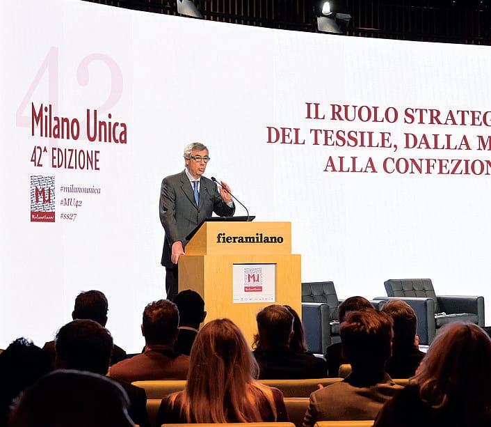 Il presidente Simone Canclini durante la cerimonia inaugurale