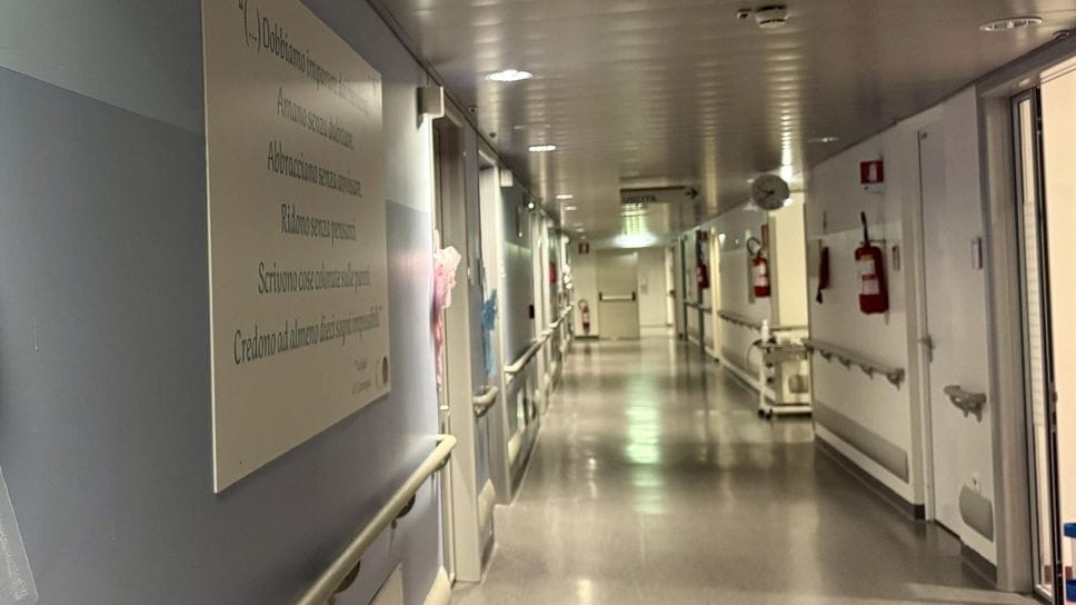 Un corridoio dell’ospedale