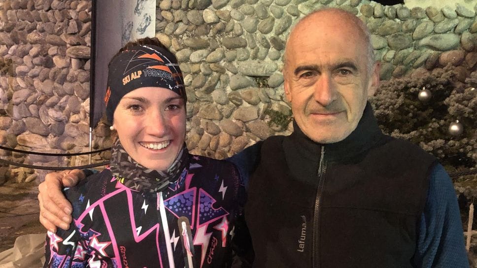 Margherita De Giuli insieme all’organizzatore Paolo Boggio