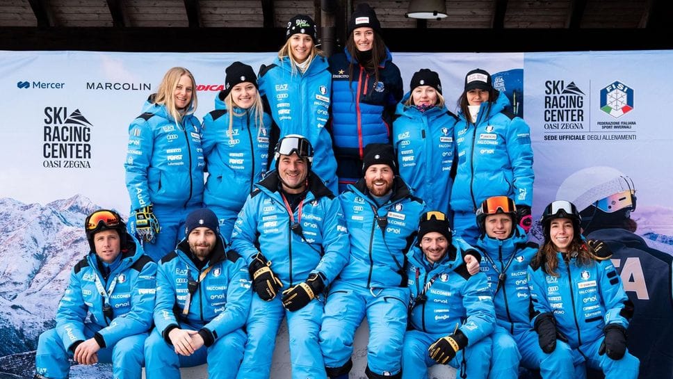 La Nazionale azzurra femminile a Bielmonte