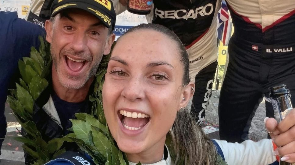 Alyssa Anziliero trionfa al Rally Elba Storico