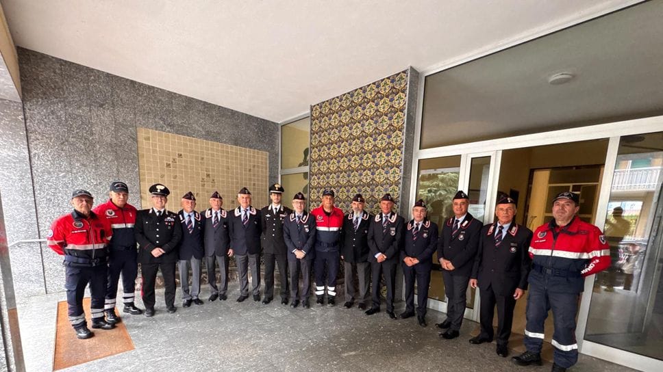 Visita del maggiore Marco Grasso all’Associazione nazionale carabinieri