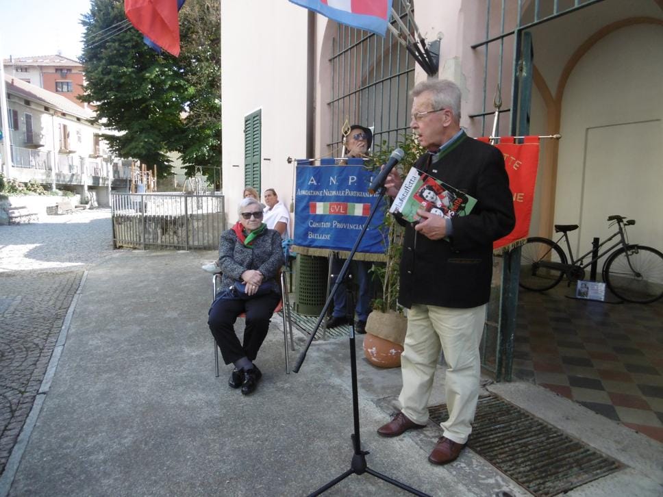L’intitolazione delle targhe alle due staffette partigiane