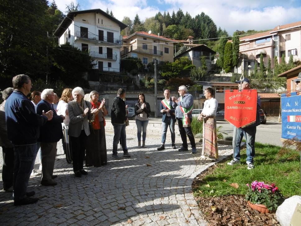 L’intitolazione delle targhe alle due staffette partigiane