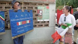L’intitolazione delle targhe alle due staffette partigiane