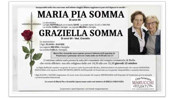 Maria Pia Somma e Graziella Somma