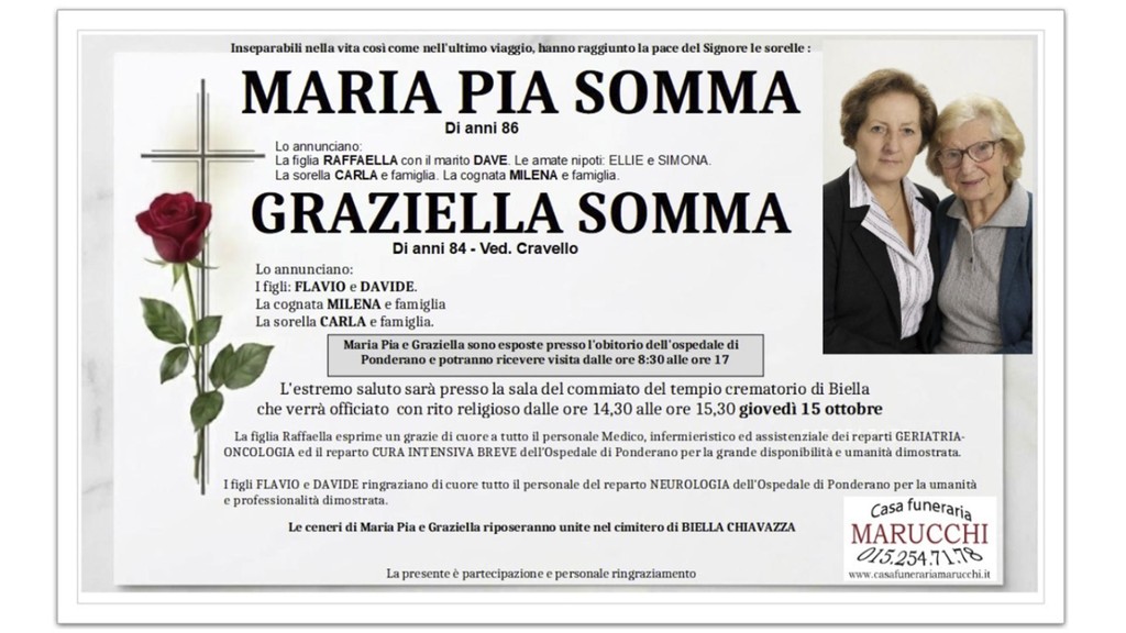 Maria Pia Somma e Graziella Somma