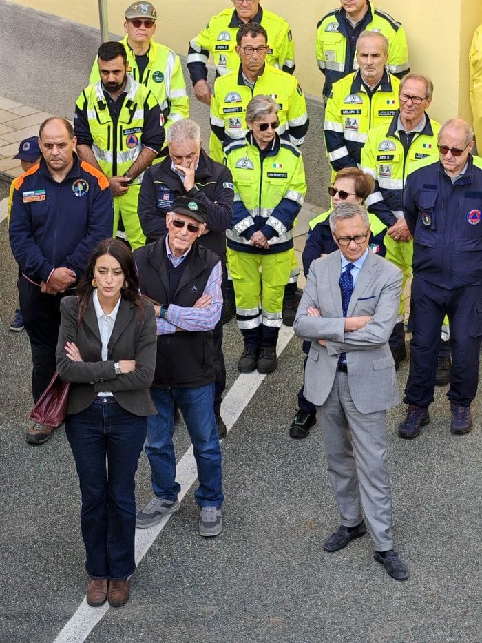 Il 25° anniversario del gruppo dei volontari della Protezione civile