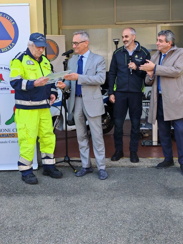 Il 25° anniversario del gruppo dei volontari della Protezione civile