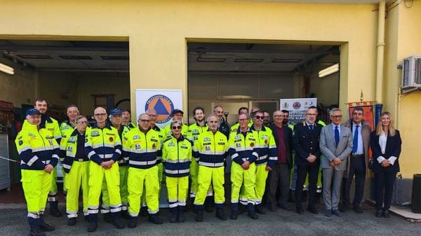 Il 25° anniversario del gruppo dei volontari della Protezione civile