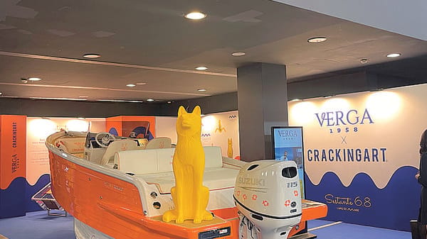 Cracking Art, il “Lupo di Mare” sale a bordo di Sestante 6.8