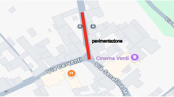 Candelo, chiude per una settimana via del Cervo