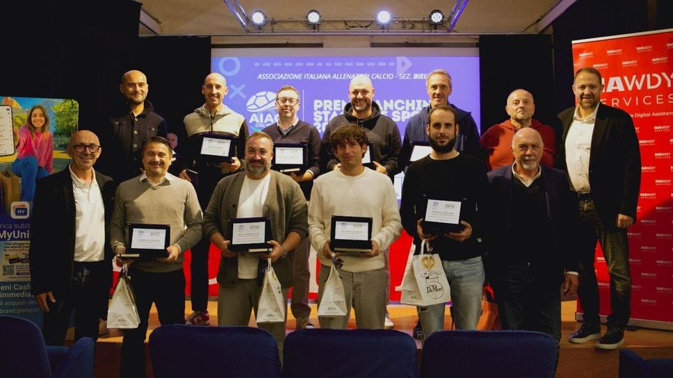 Aiac, a Gaglianico premiati gli allenatori biellesi