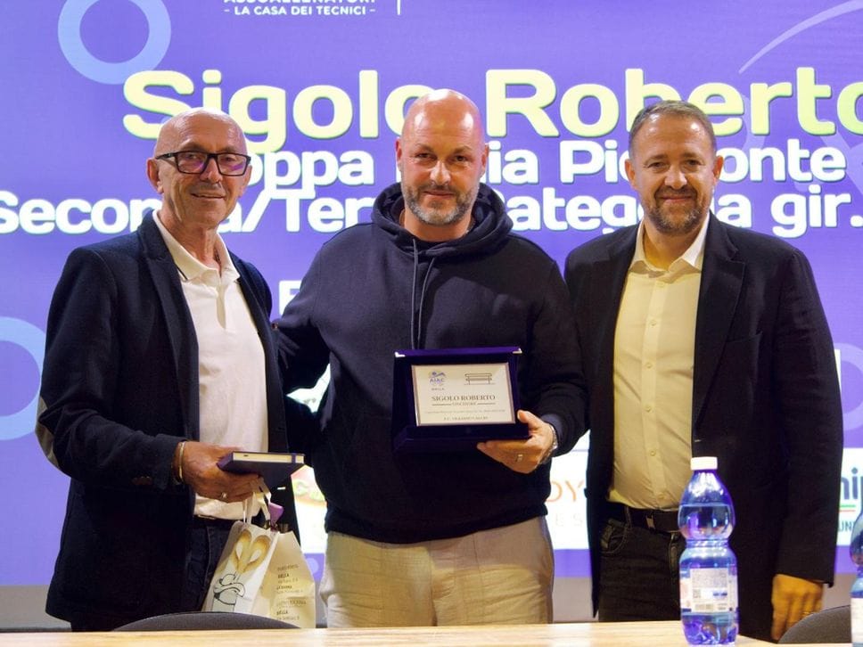 Aiac, a Gaglianico premiati gli allenatori biellesi
