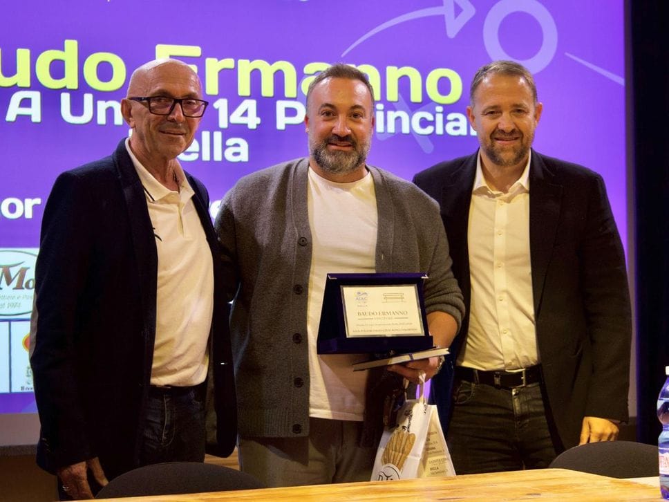 Aiac, a Gaglianico premiati gli allenatori biellesi
