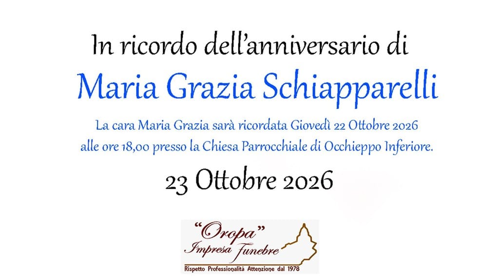 Maria Grazia Schiapparelli