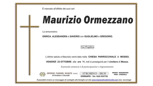 Maurizio Ormezzano