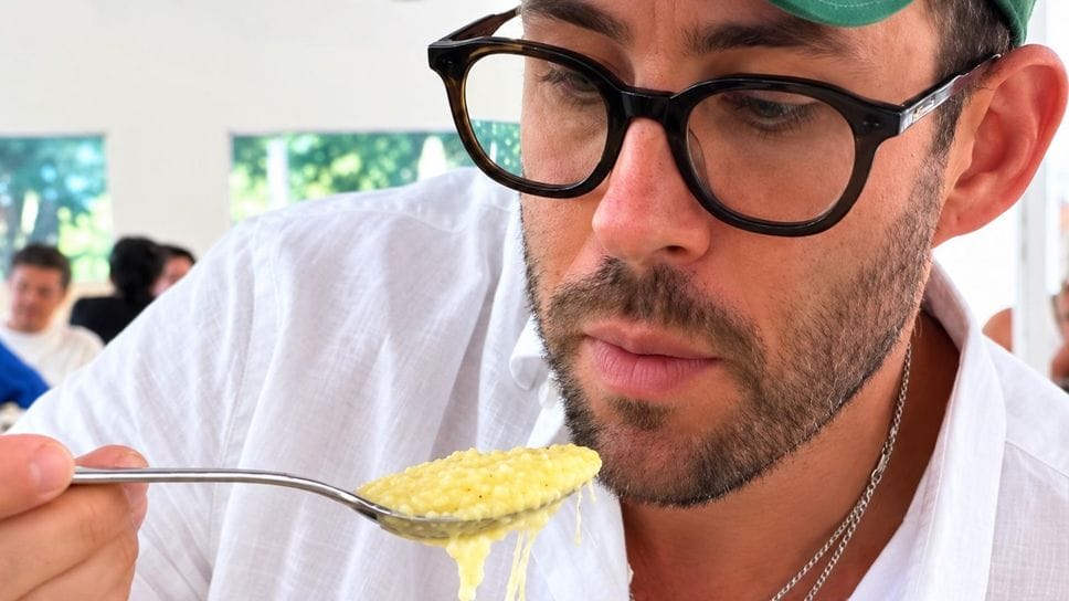 L’influencer australiano tra brasato e polenta concia