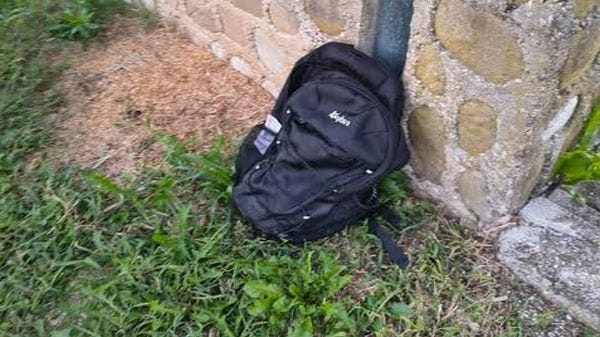 Ritrovato uno zaino in piazza Curiel