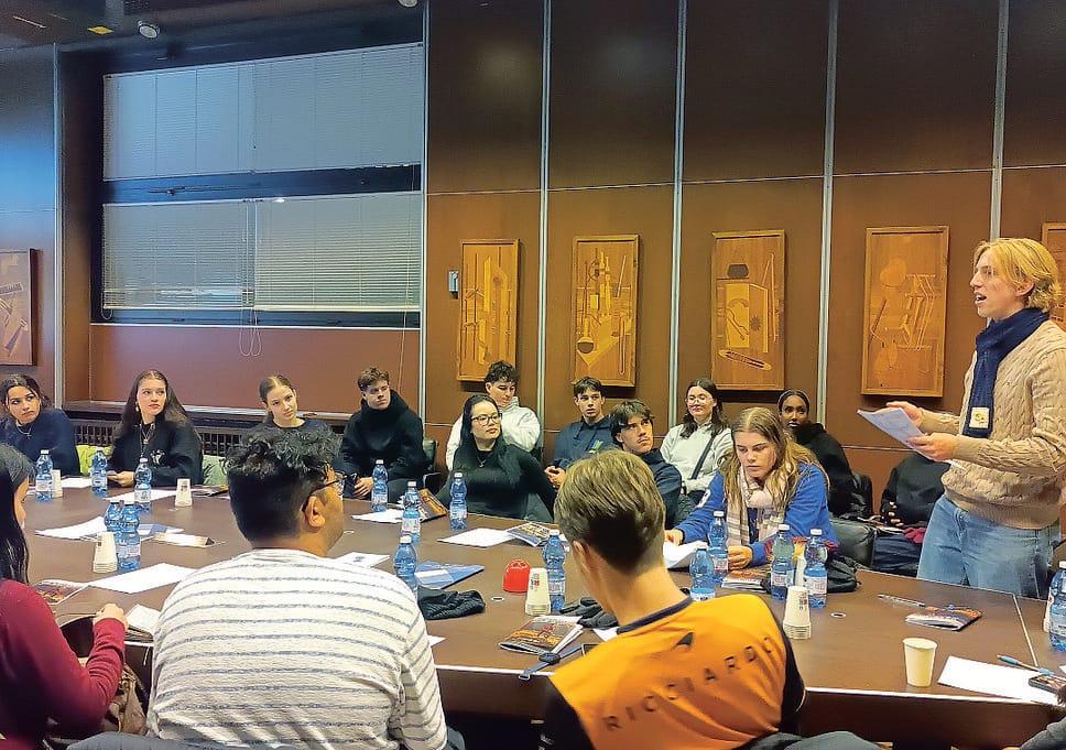 Un momento dell’incontro in Uib