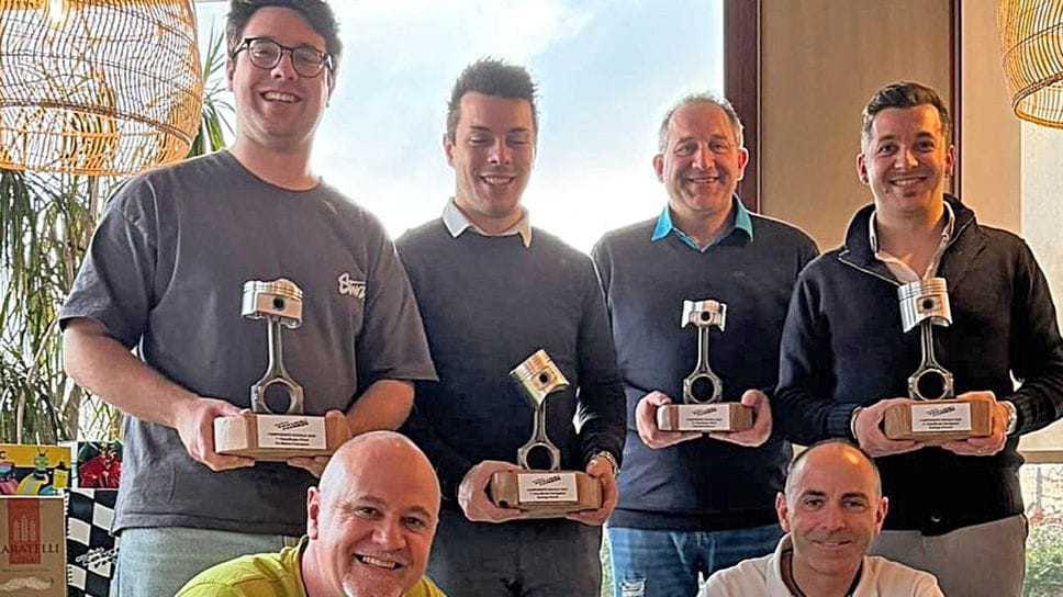 La premiazione di piloti e navigatori di Equipe Vitesse