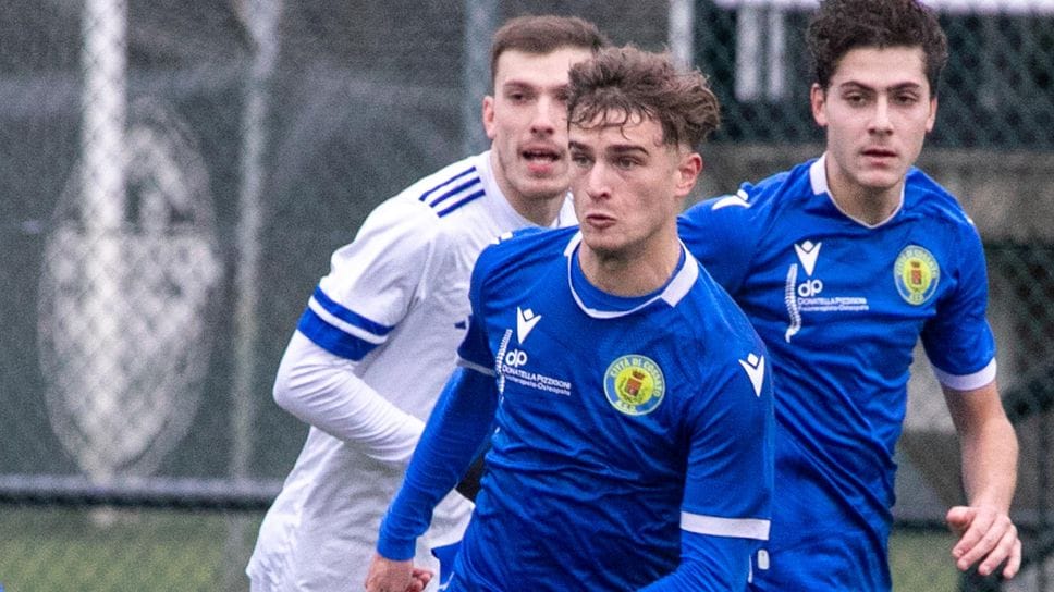 Matteo Romano, autore del primo gol del Città di Cossato