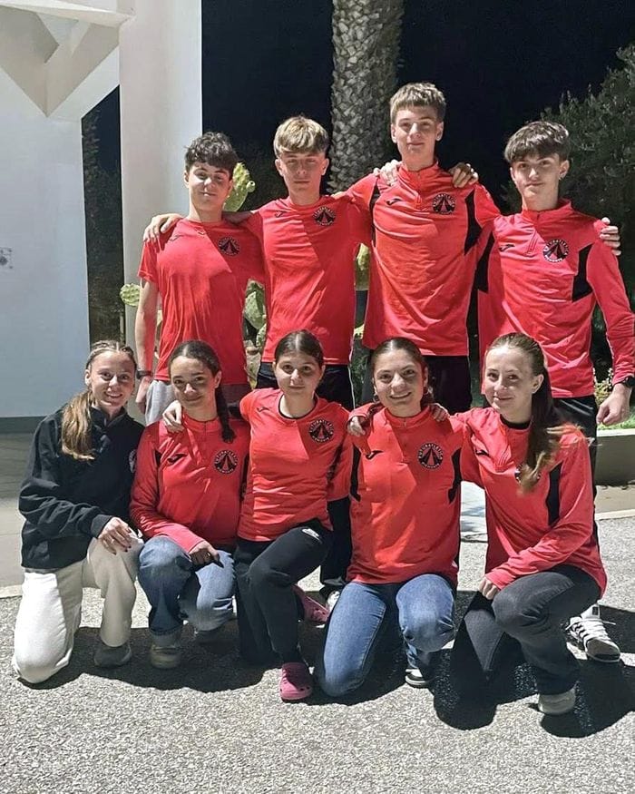 La squadra di FuturAtletica Piemonte a Selinunte
