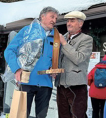 Claudio Lanza insieme a Piero Gros