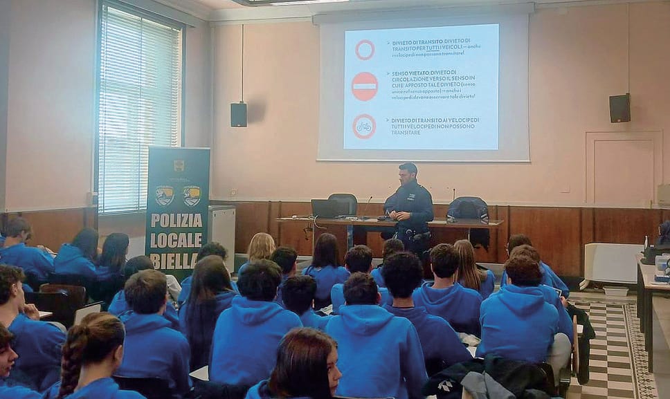 Un momento dell’incontro all’Itis