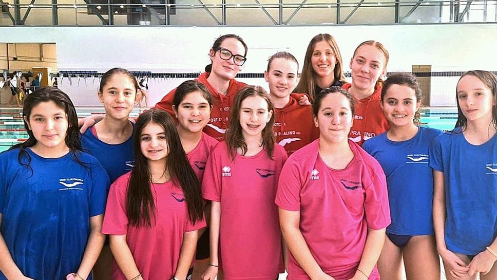 Le atlete dello Sport Club Pralino a Torino