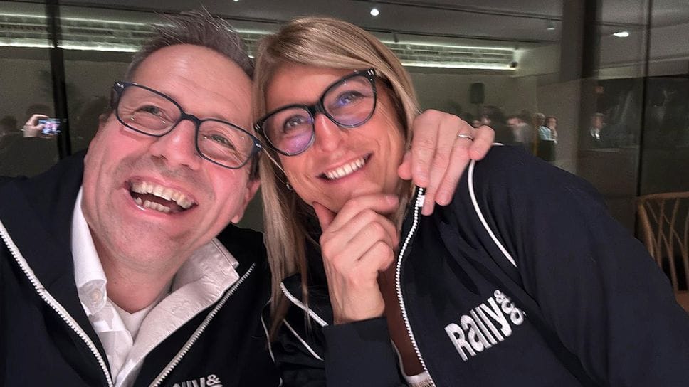Marco Bertinotti con la moglie Barbara Ravelli