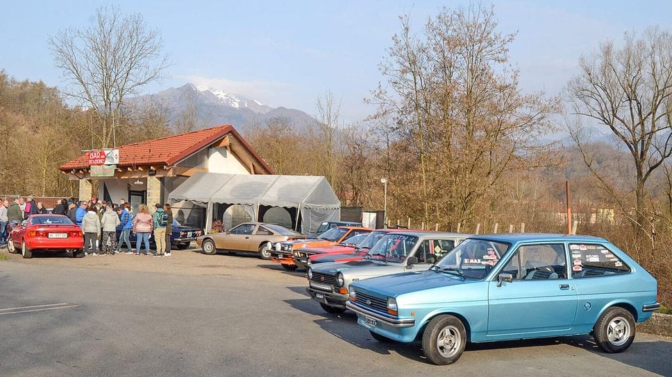 Un momento del raduno dinamico