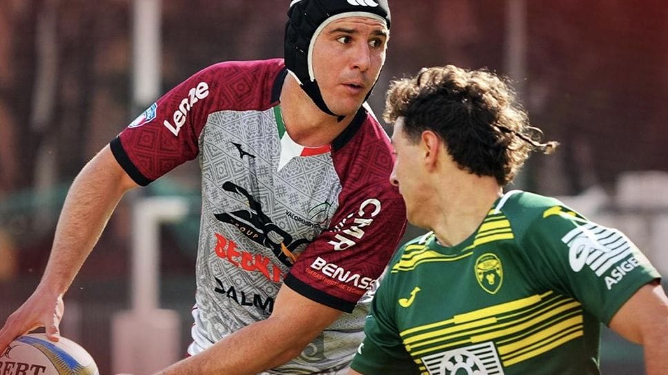 Un’immagine del match tra Valorugby e Biella Rugby