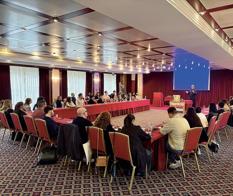 Un momento dello ”Store manager meeting” organizzato a Biella dalla catena retail de Il Lanificio