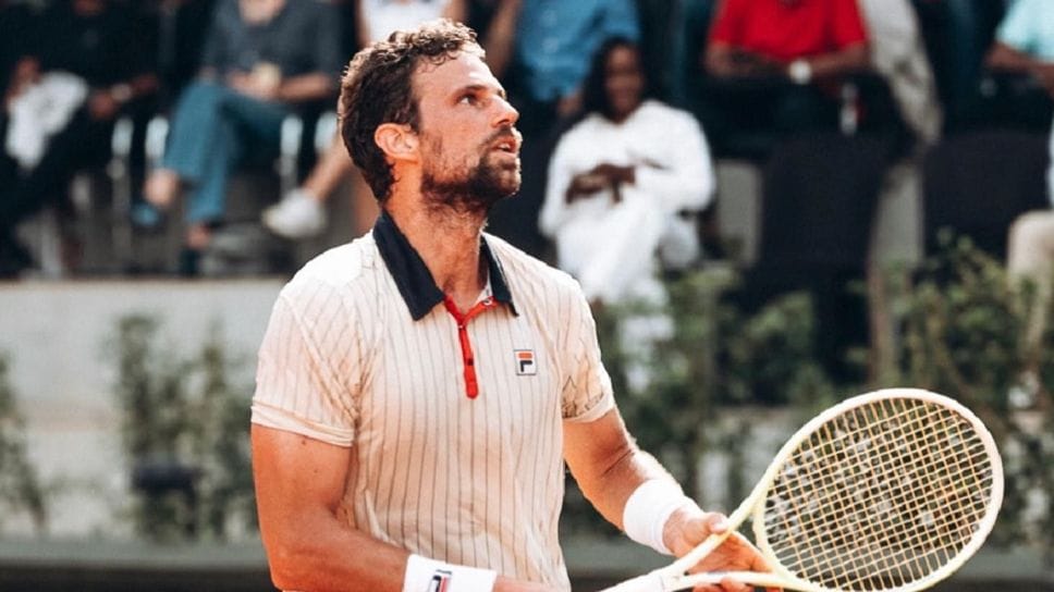 Stefano Napolitano durante il Kigali challenger in Rwanda