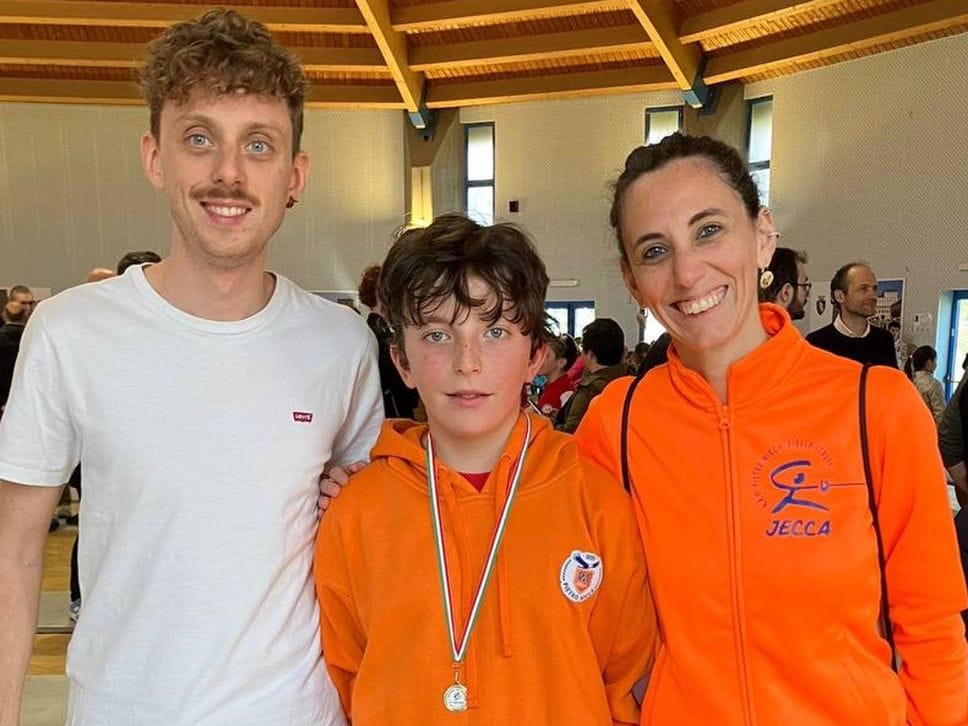 Vittorio Faccio argento U14, Pietro Panziera bronzo Allievi