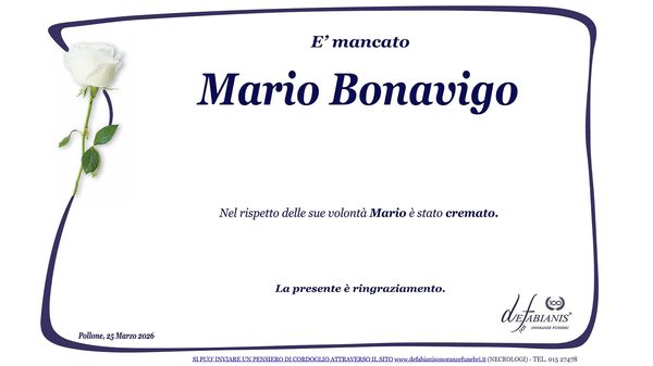 Mario Bonavigo