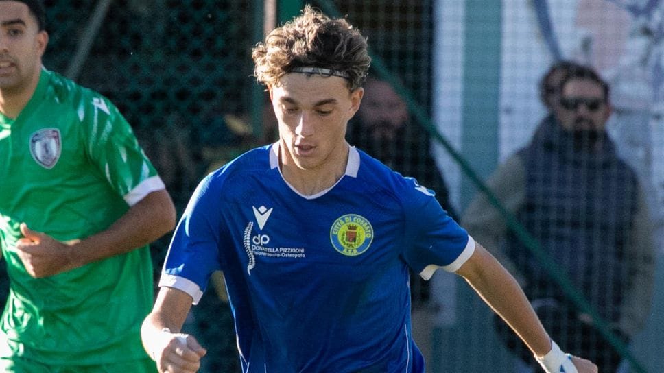 Simone Stella del Cossato, autore del gol del 2-0 nel derby