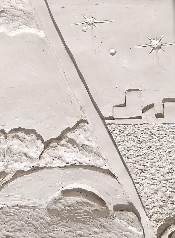 Una delle opere in lavorazione