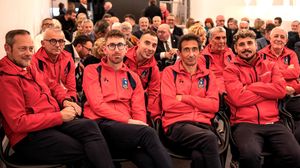 Alcuni dei giocatori  del Crc Botalla  formaggi