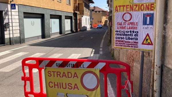 Cantiere in via Debais a Candelo: la viabilità cambia fino al 22 maggio