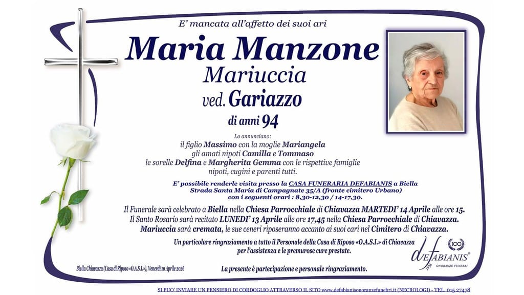 Maria Manzone, Mariuccia
