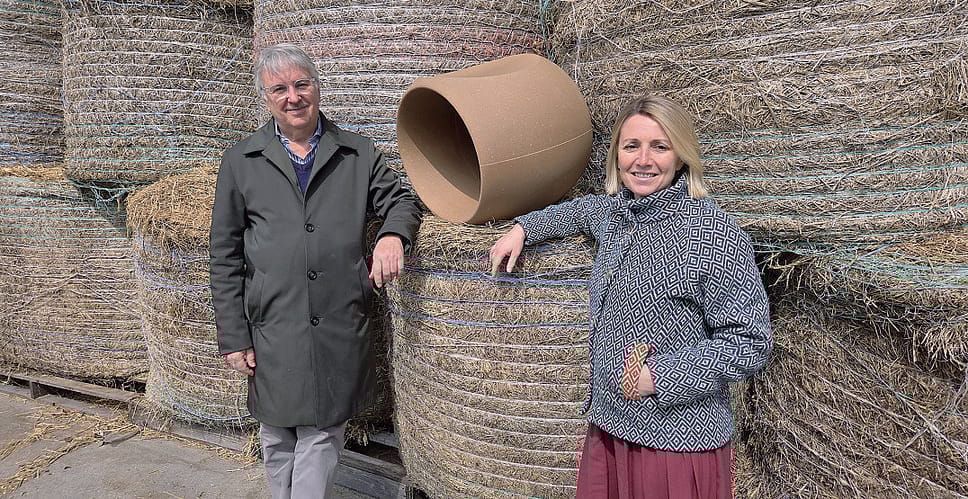 Il nuovo ecodesign è in lolla di riso  e plastica riciclata 