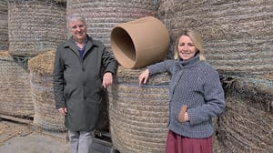 Il nuovo ecodesign è in lolla di riso  e plastica riciclata 