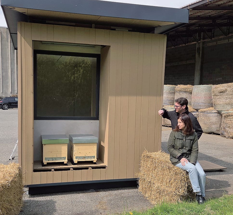 La micro-architettura dove si respirano  le api e si combatte lo stress