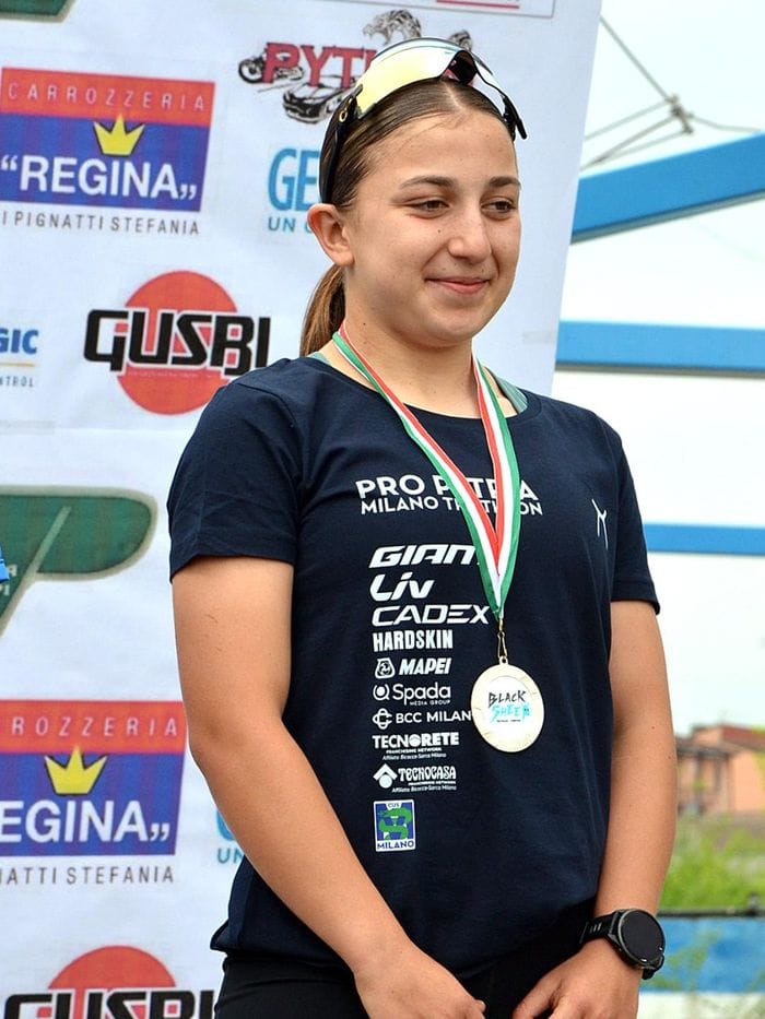 Lara Lovisi campionessa di Lombardia di duathlon