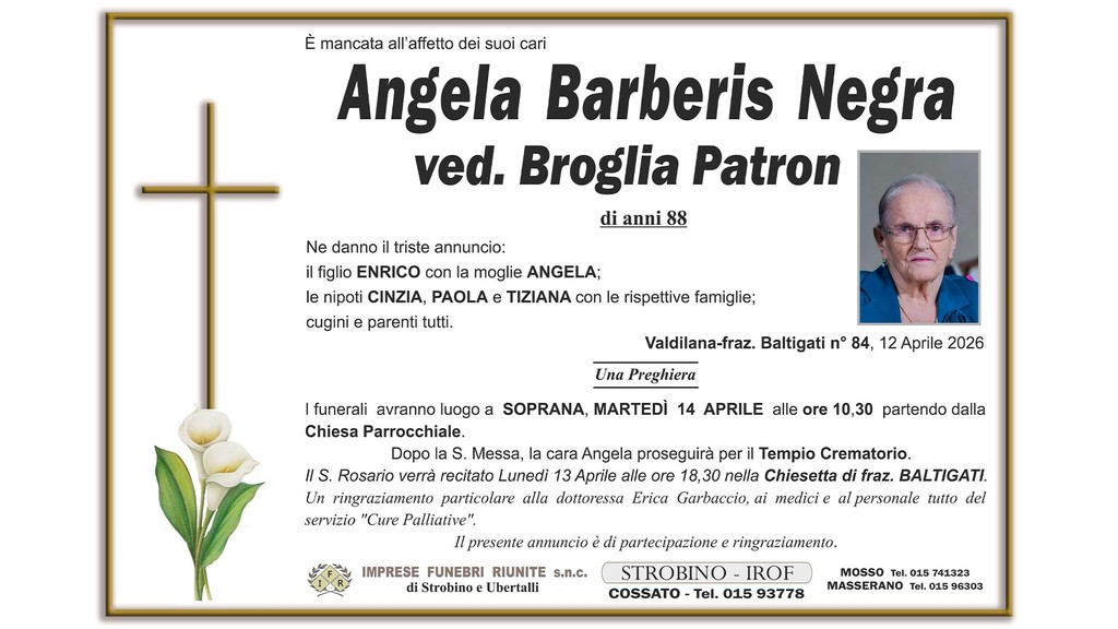 Angela Barberis Negra 