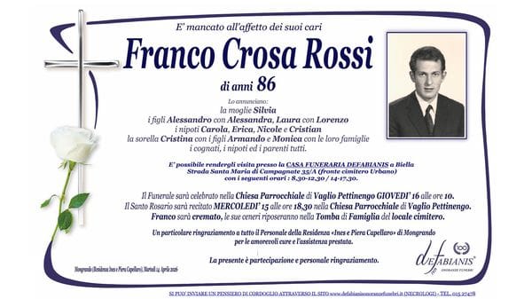 Franco Crosa Rossi