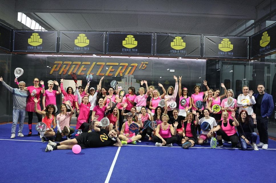 Il padel in rosa per sostenere il Fondo Edo Tempia 